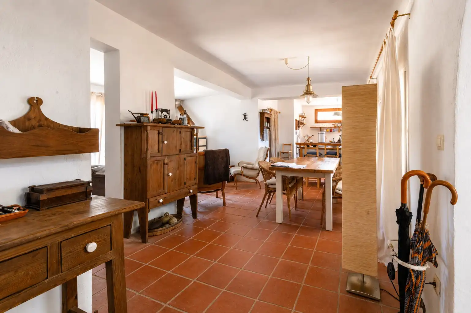 Dining room of Houses for sale in Sant Cebrià de Vallalta  with Air Conditioner, Heating and Private garden