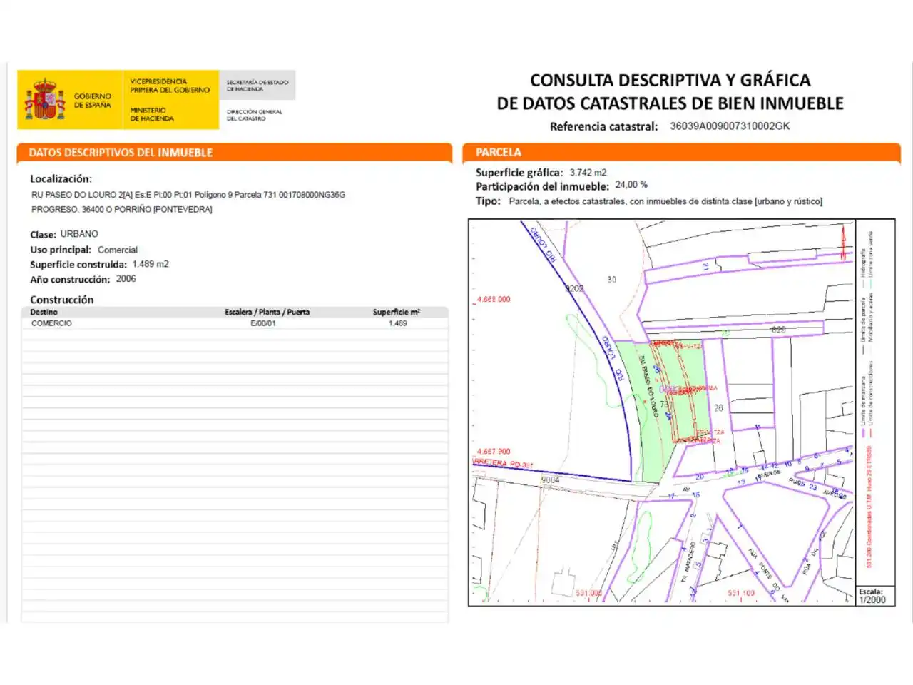 Local comercial en venta en Calle Paseo de Louro 2, imagen 47