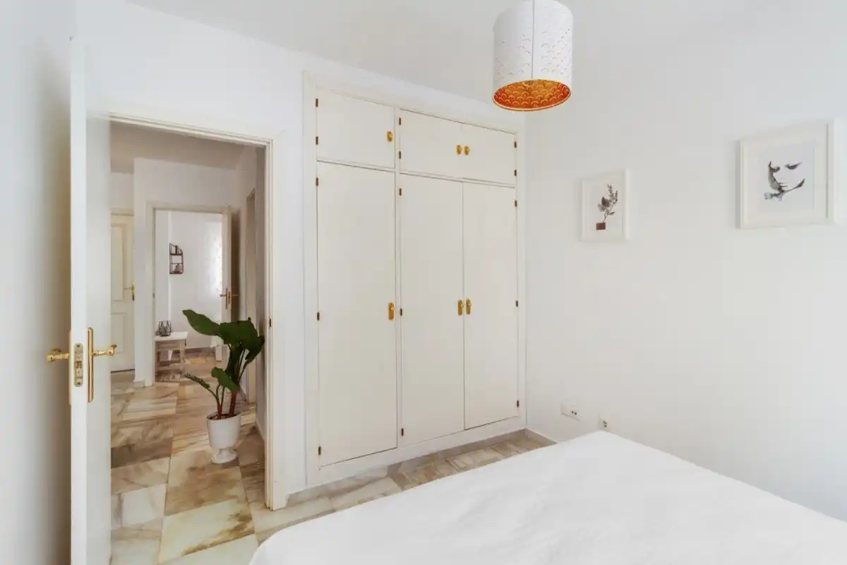 Dormitori de Dúplex de lloguer en Málaga amb Aire condicionat, Terrassa i Moblat