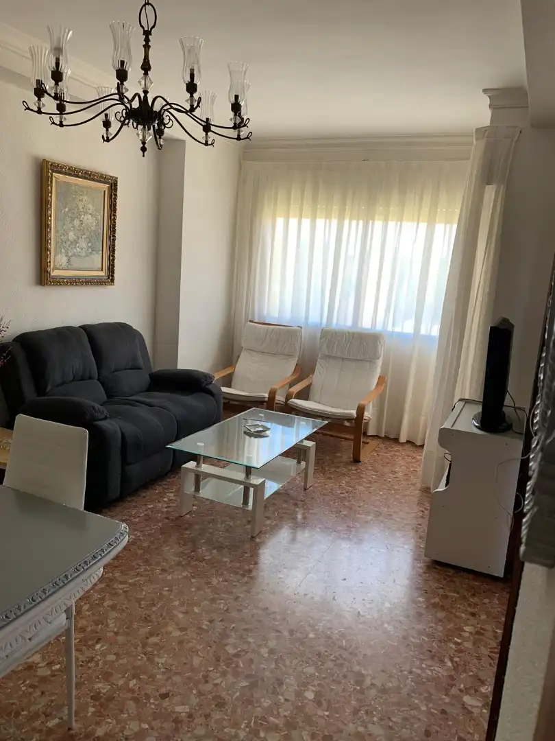 Sala de estar de Piso de alquiler en San Javier con Amueblado, Balcón y Se aceptan mascotas