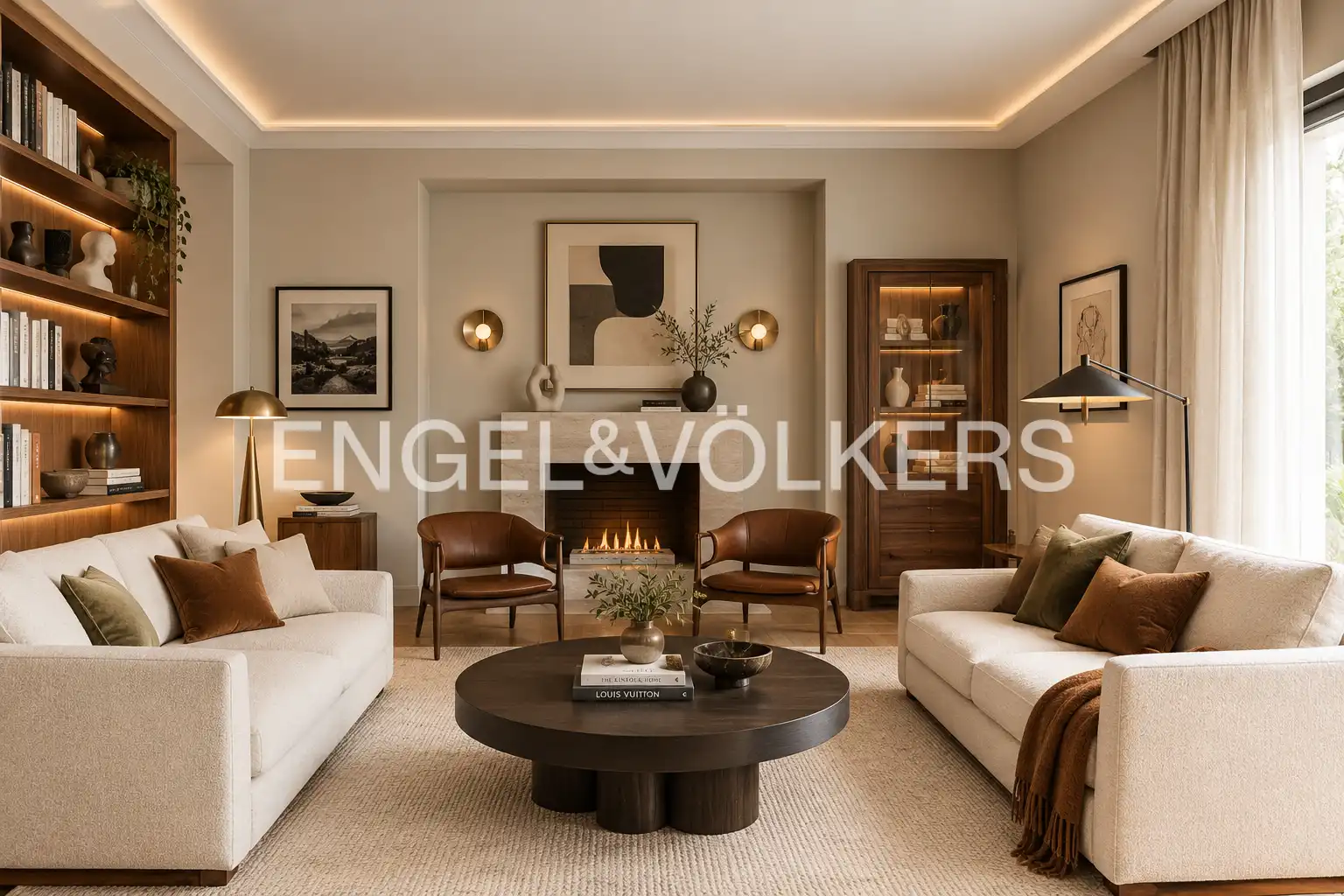 Sala de estar de Piso en venta en Chamartín