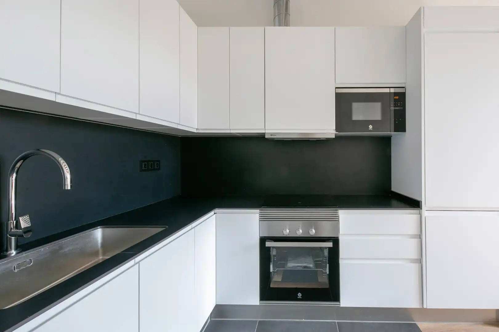 Küche von Wohnung zur Miete in Barcelona mit Klimaanlage, Heizung und Parkett