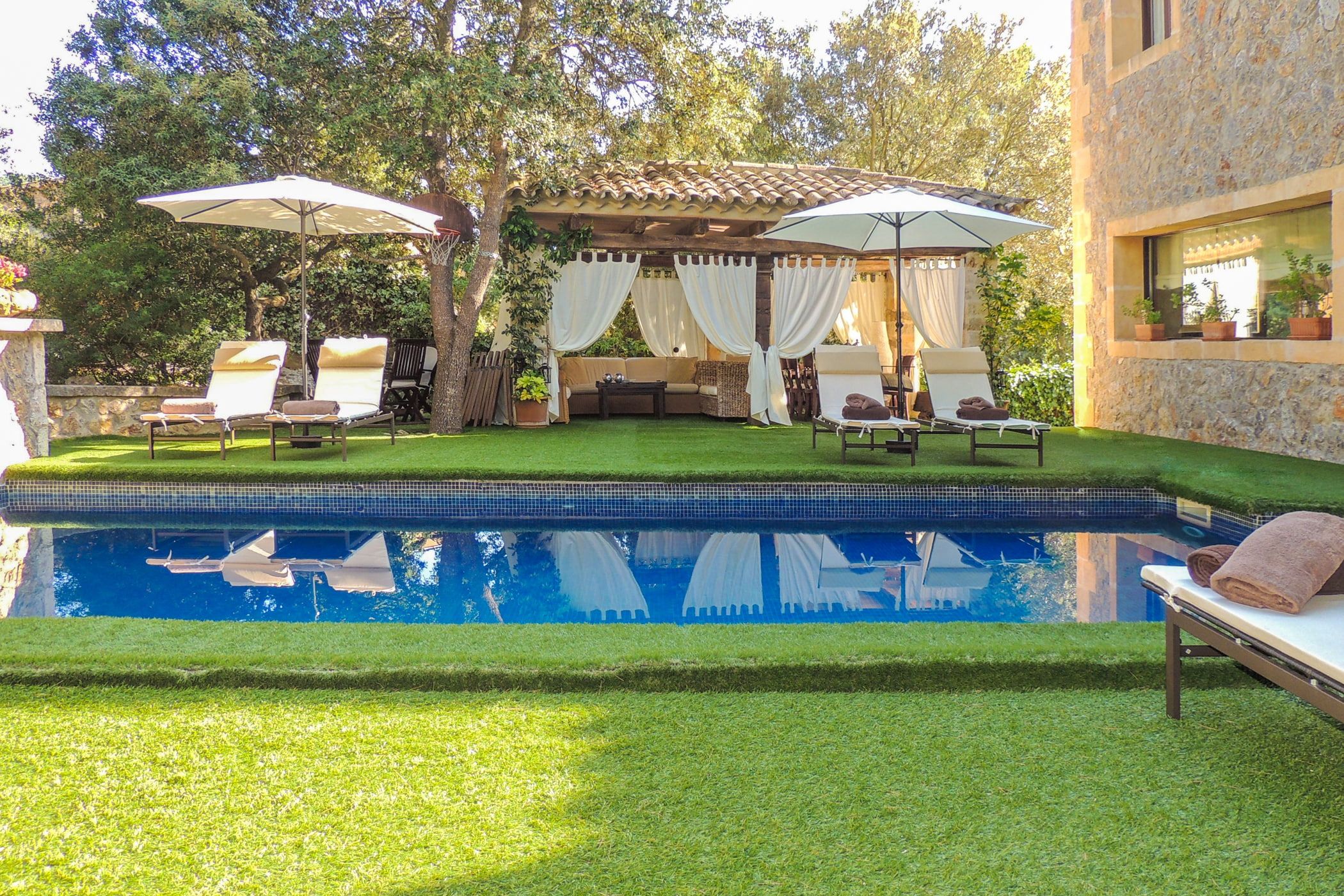 Piscina de Casa o xalet en venda en Valldemossa amb Aire condicionat, Piscina i Moblat