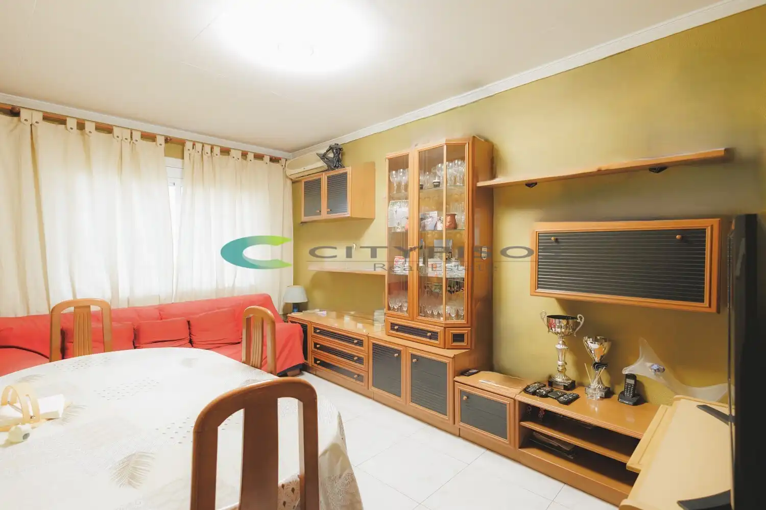 Sala de estar de Piso en venta en Barcelona con Aire acondicionado, Horno y Alarma