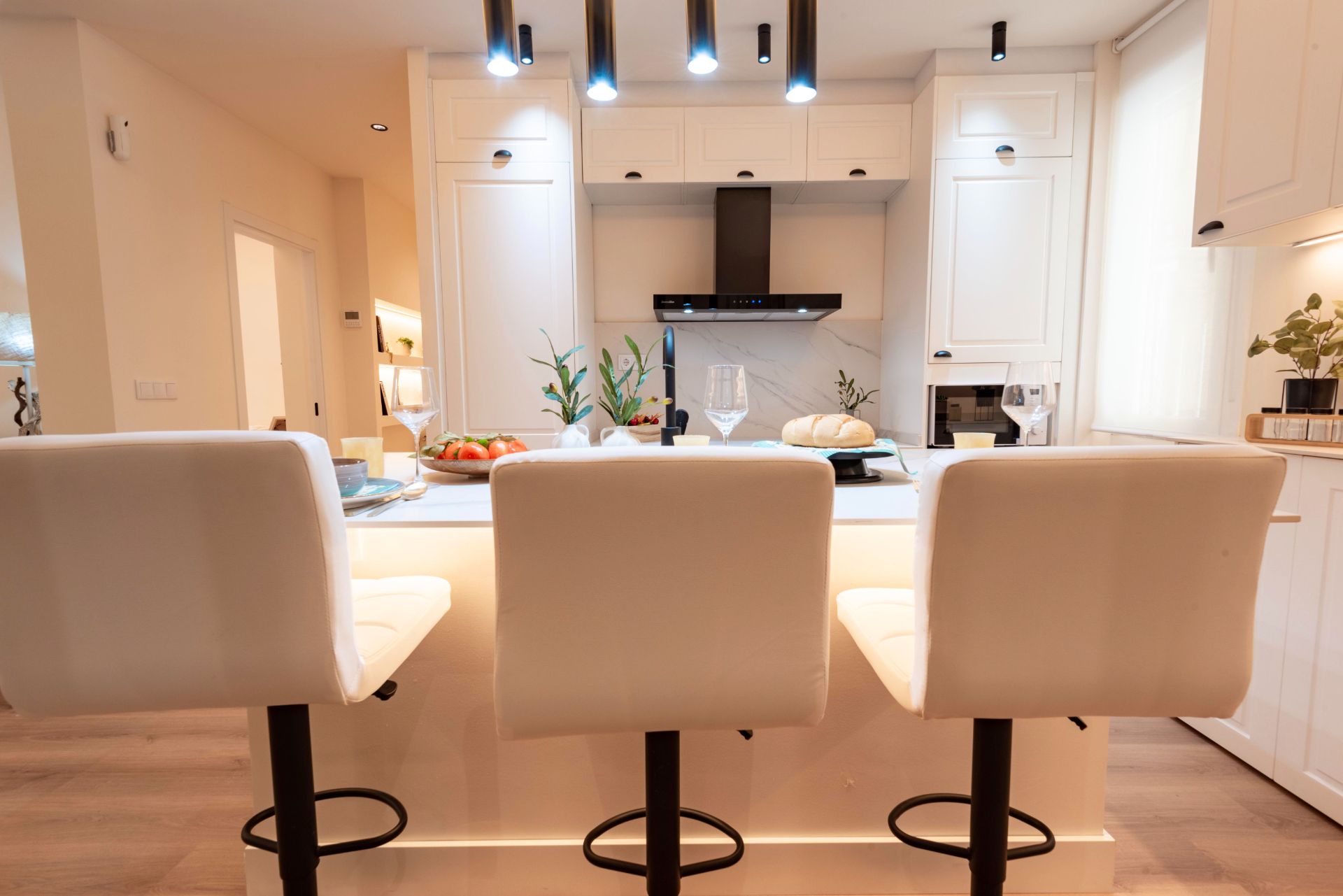 Kitchen of Flat for sale in  Madrid Capital  with Air Conditioner, Heating and Parquet flooring