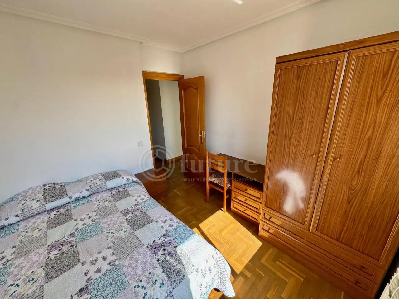 Bedroom of Flat for rent in Salamanca  with Heating, Furnished and Balcony