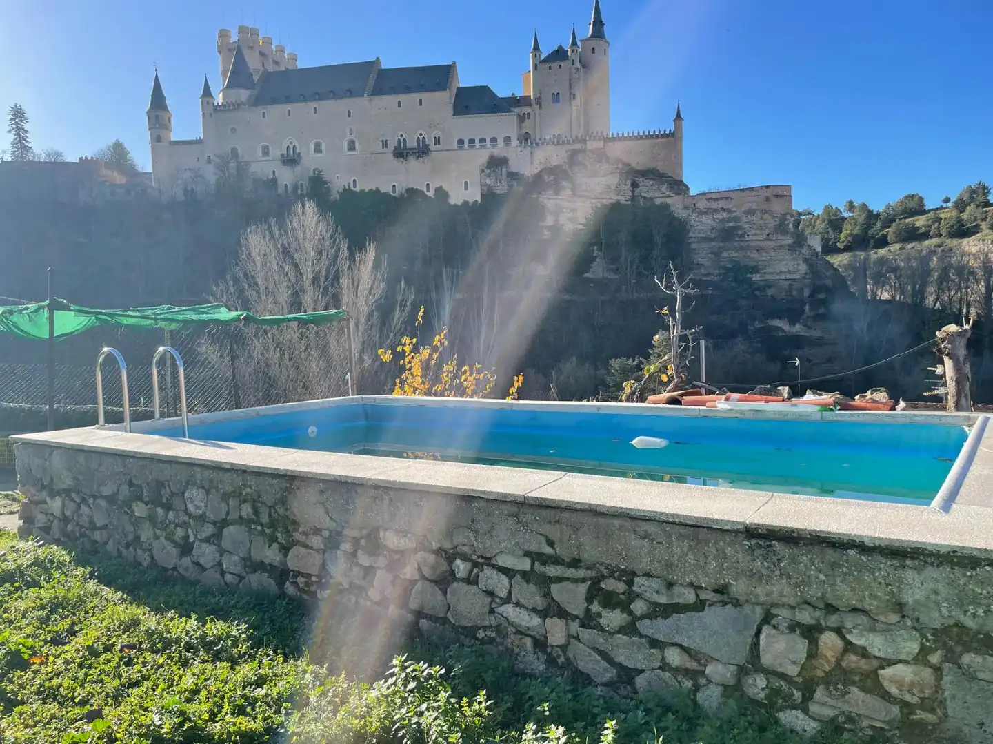 Piscina de Finca rústica en venda en Segovia amb Jardí privat, Traster i Piscina