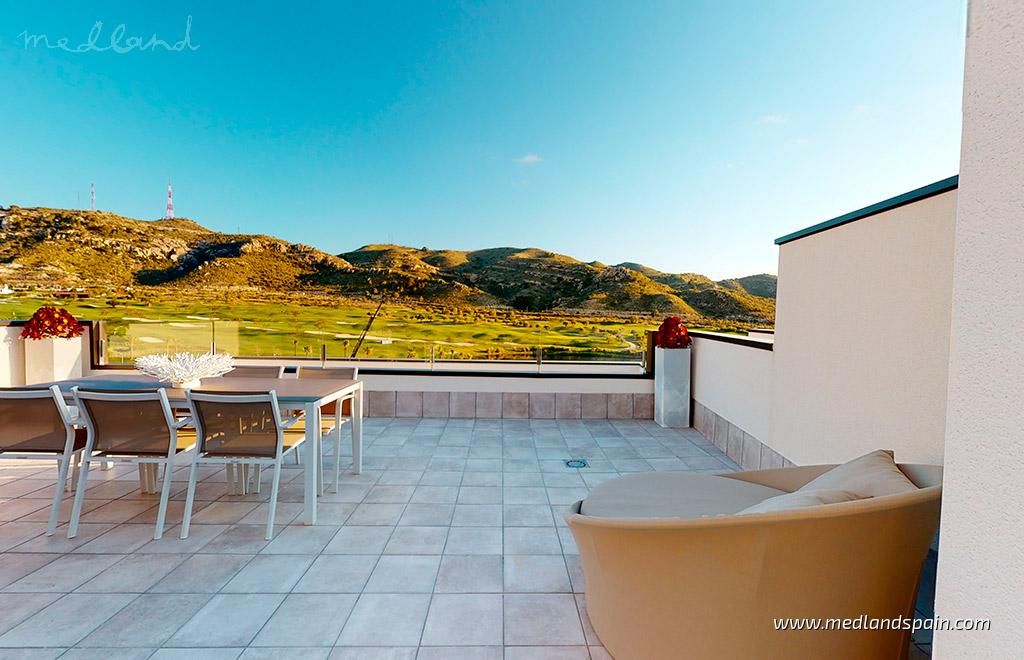 Terraza de Apartamento en venta en Monforte del Cid con Terraza y Piscina comunitaria