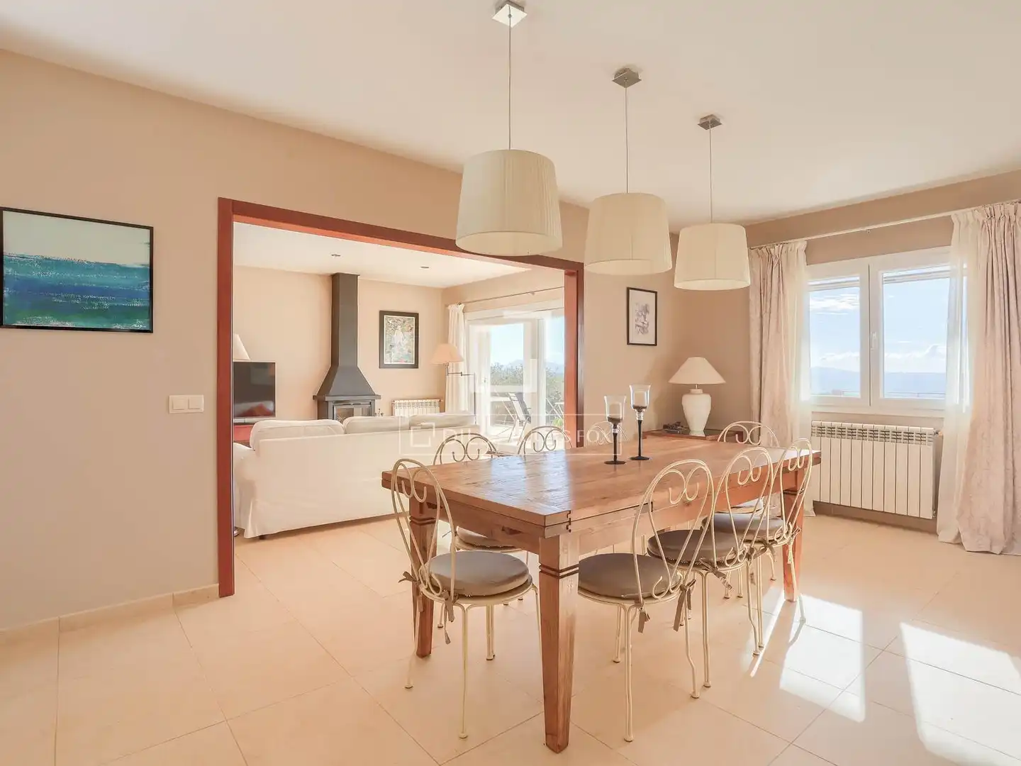 Dining room of Houses for sale in  Palma de Mallorca  with Air Conditioner, Heating and Private garden
