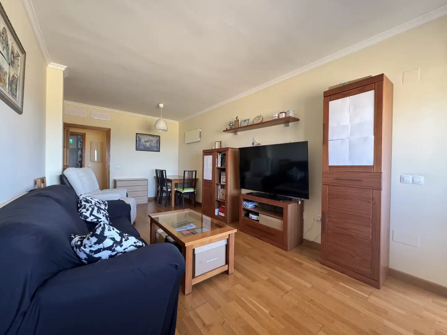 Sala d'estar de Pis en venda en Málaga amb Aire condicionat, Jardí privat i Terrassa