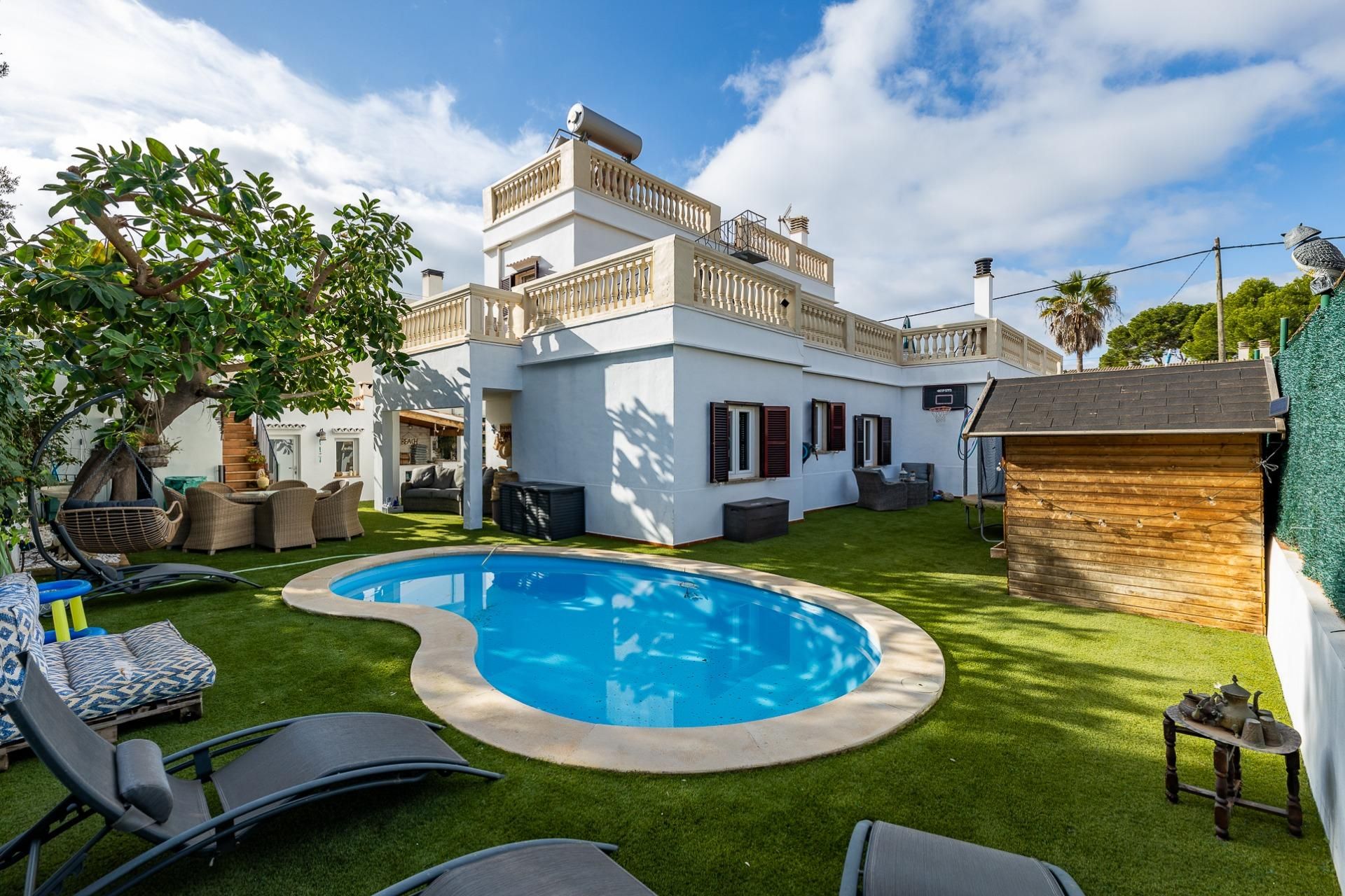 Jardí de Casa o xalet en venda en Campos amb Aire condicionat, Jardí privat i Terrassa