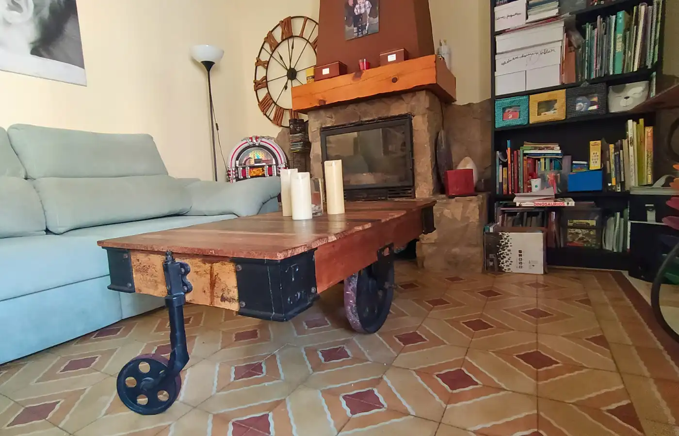 Sala de estar de Casa o chalet en venta en Los Santos de la Humosa con Jardín privado, Terraza y Trastero