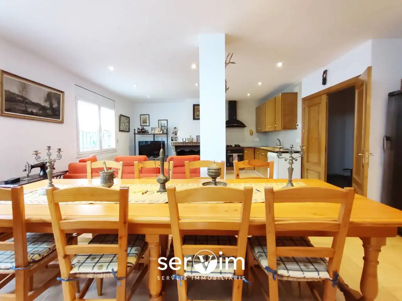 Dining room of Houses for sale in Llagostera  with Air Conditioner, Private garden and Terrace