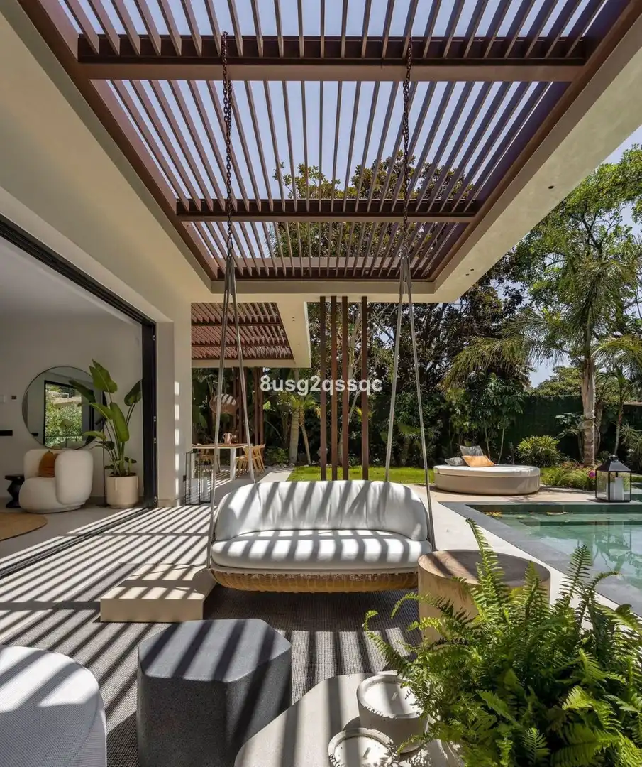 Terraza de Casa o chalet en venta en Marbella con Piscina comunitaria