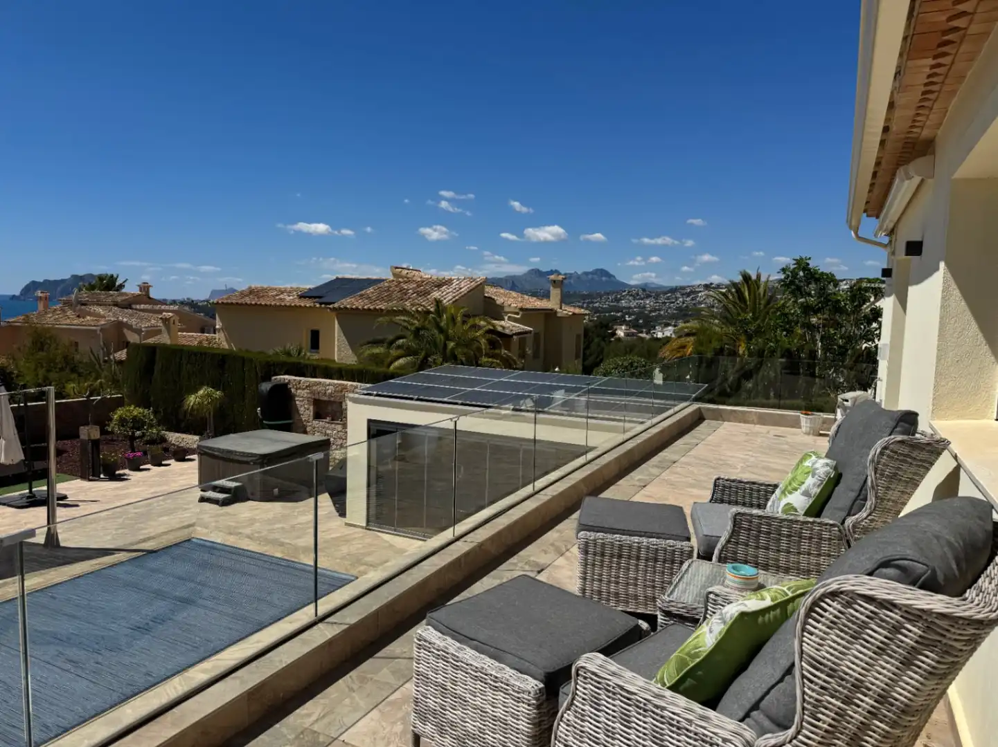 Terrace of Houses for sale in Moraira  with Air Conditioner, Heating and Private garden