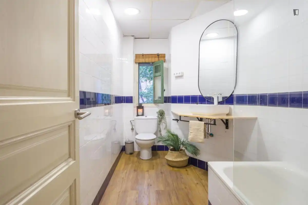 Baño de Apartamento para compartir en  Palma de Mallorca con Amueblado, Horno y Lavadora