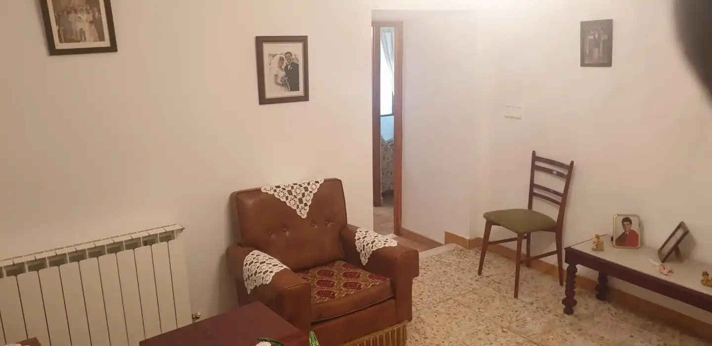 Living room of Houses for sale in Saelices  with Heating and Furnished