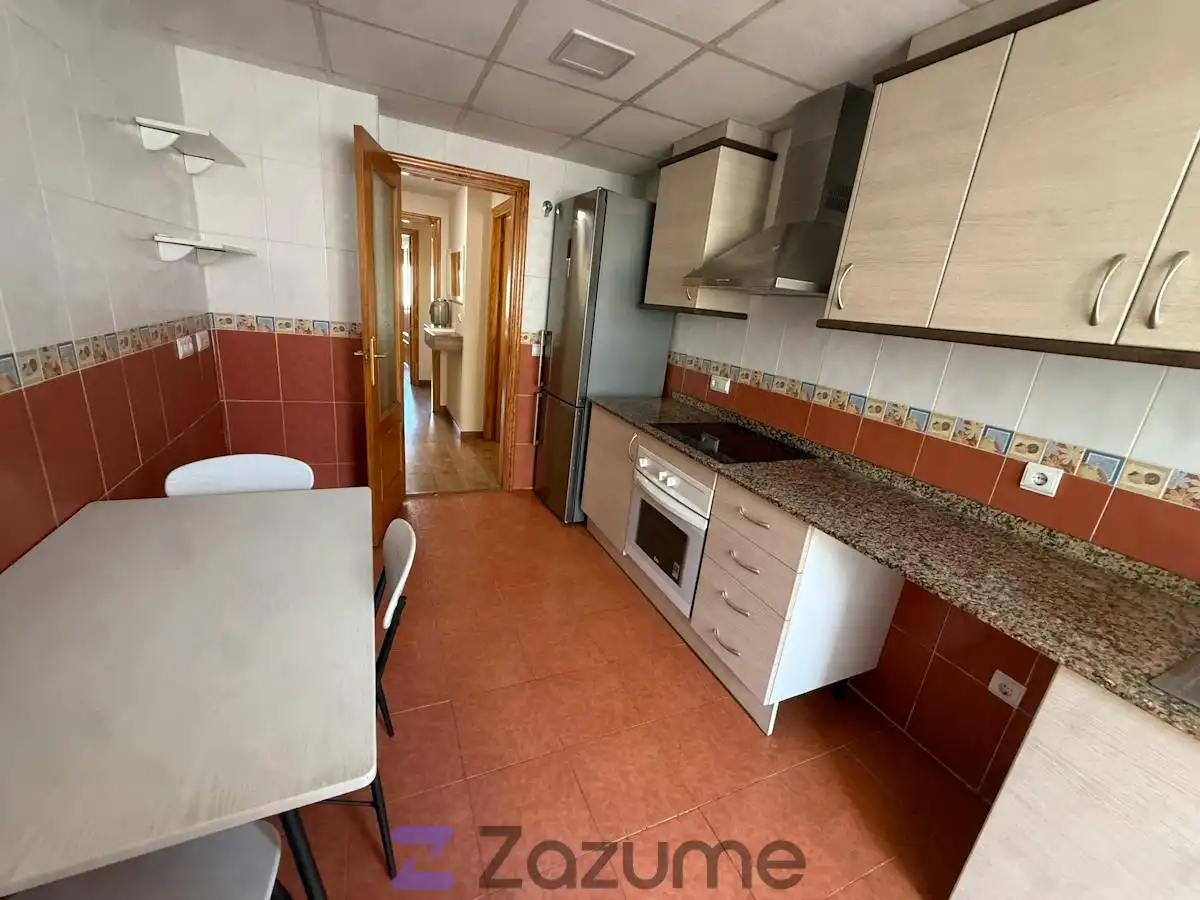 Küche von Wohnung zur Miete in Alicante / Alacant mit Heizung, Möbliert und Ofen