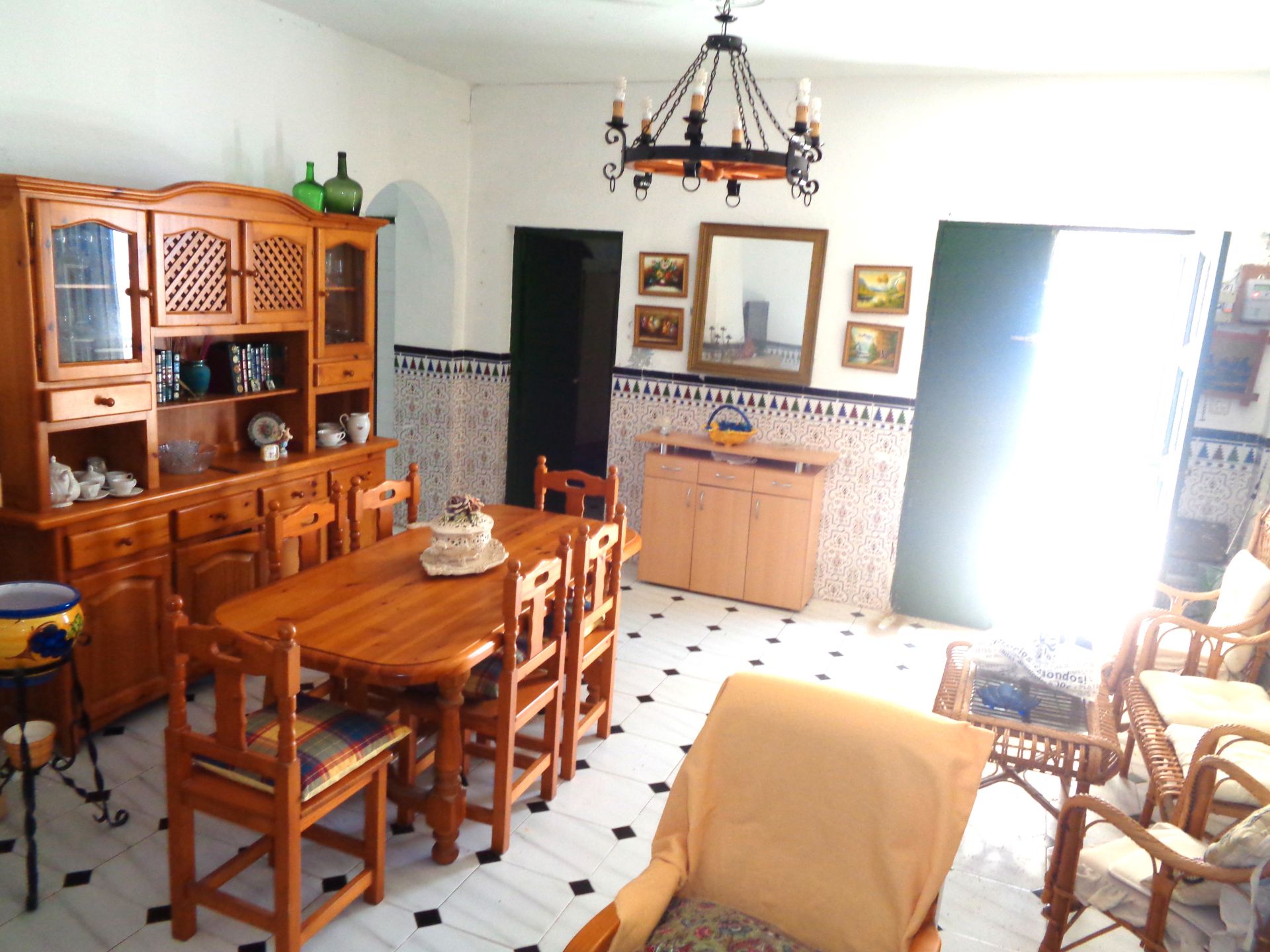 Comedor de Casa adosada en venta en La Antilla con Jardín privado, Terraza y Amueblado