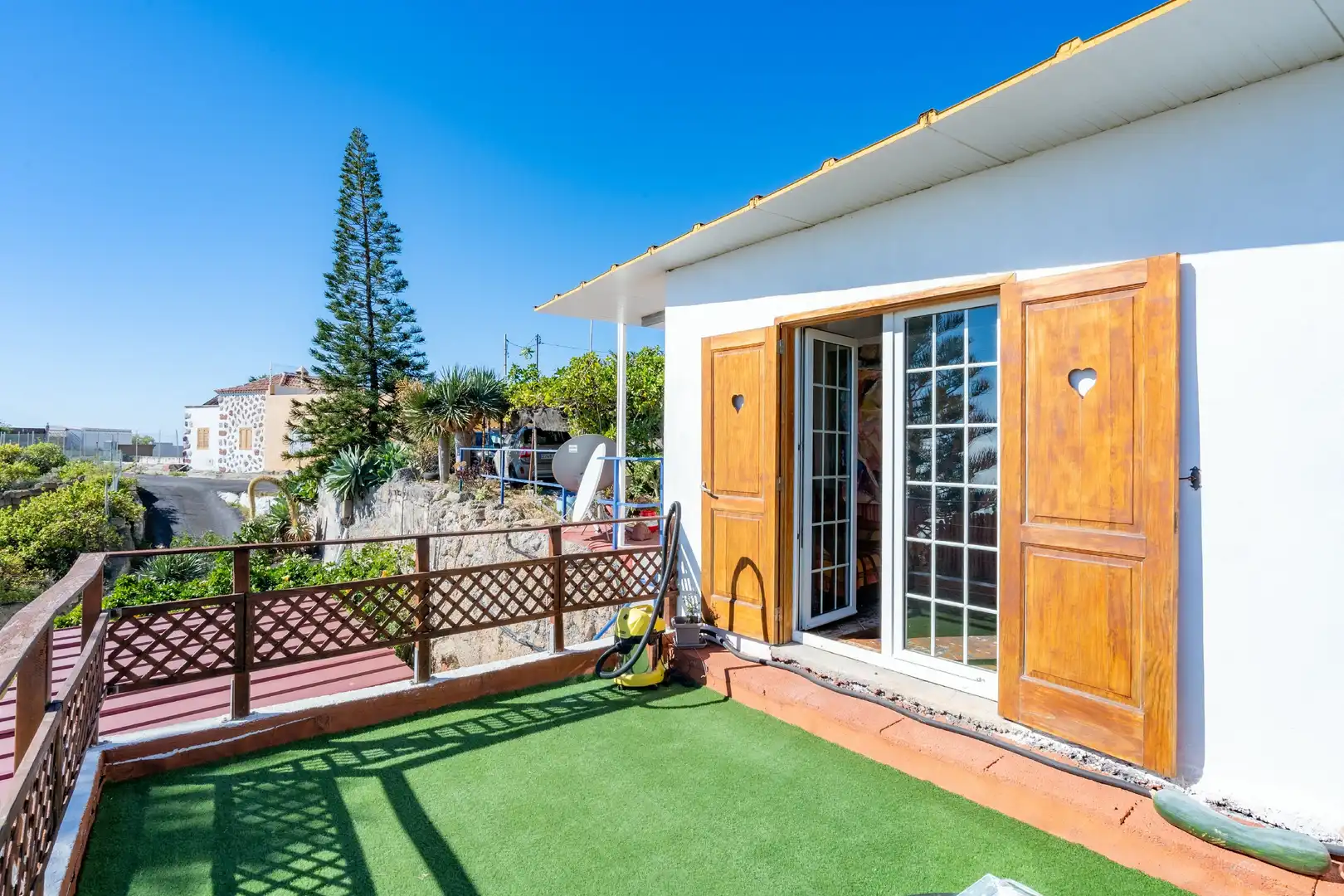 Terrassa de Finca rústica en venda en Güímar amb Jardí privat, Terrassa i Moblat