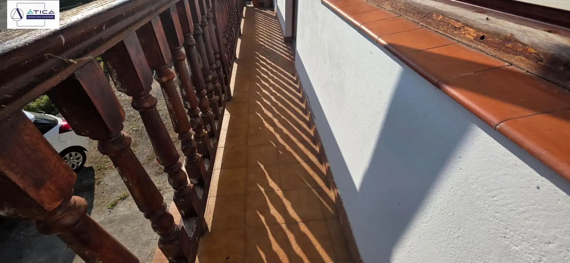 Terraza de Finca rústica en venta en Bárcena de Cicero con Jardín privado y Amueblado