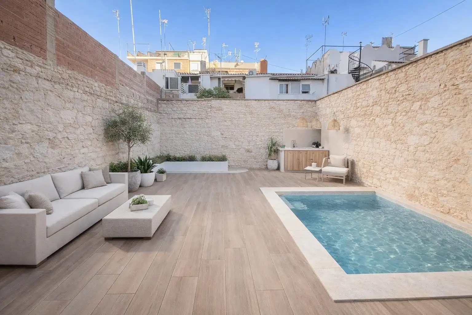 Terraza de Casa o chalet en venta en Burjassot con Jardín privado y Terraza