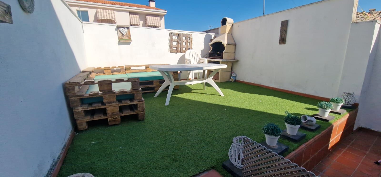 Terrace of Planta baja for sale in Numancia de la Sagra  with Heating, Private garden and Oven