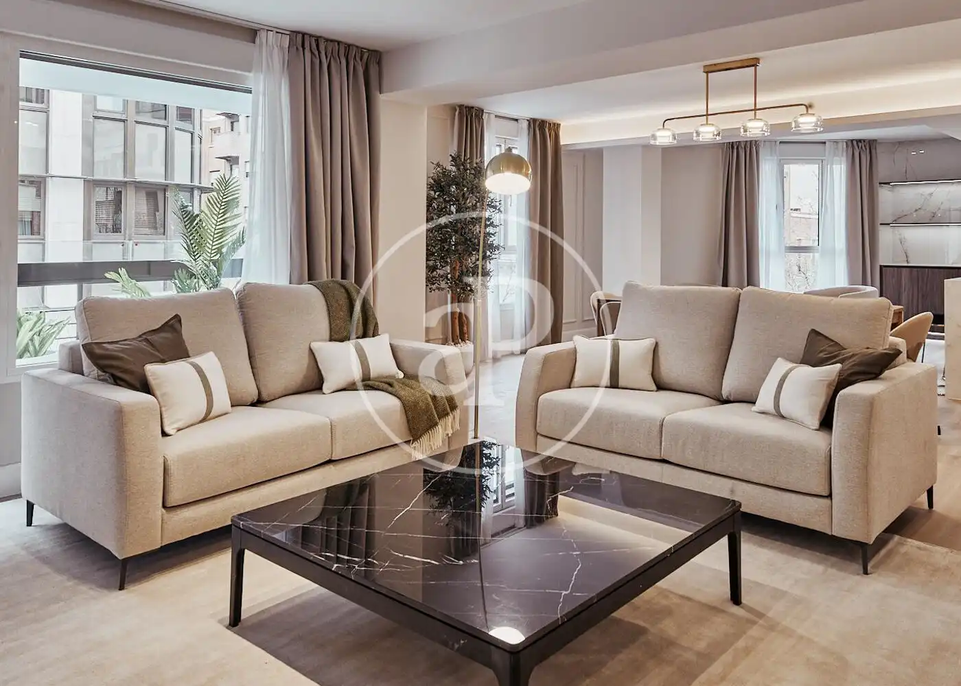 Living room of Flat for sale in  Madrid Capital  with Air Conditioner, Heating and Terrace