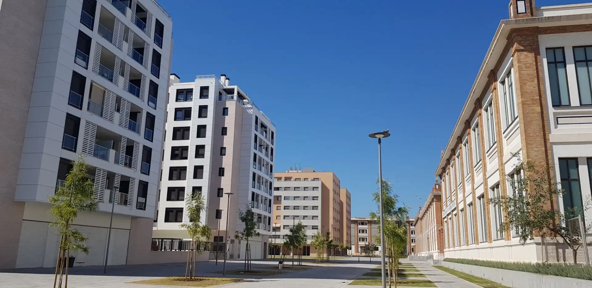 Vista exterior de Piso de alquiler en Málaga con Aire acondicionado, Parquet y Terraza