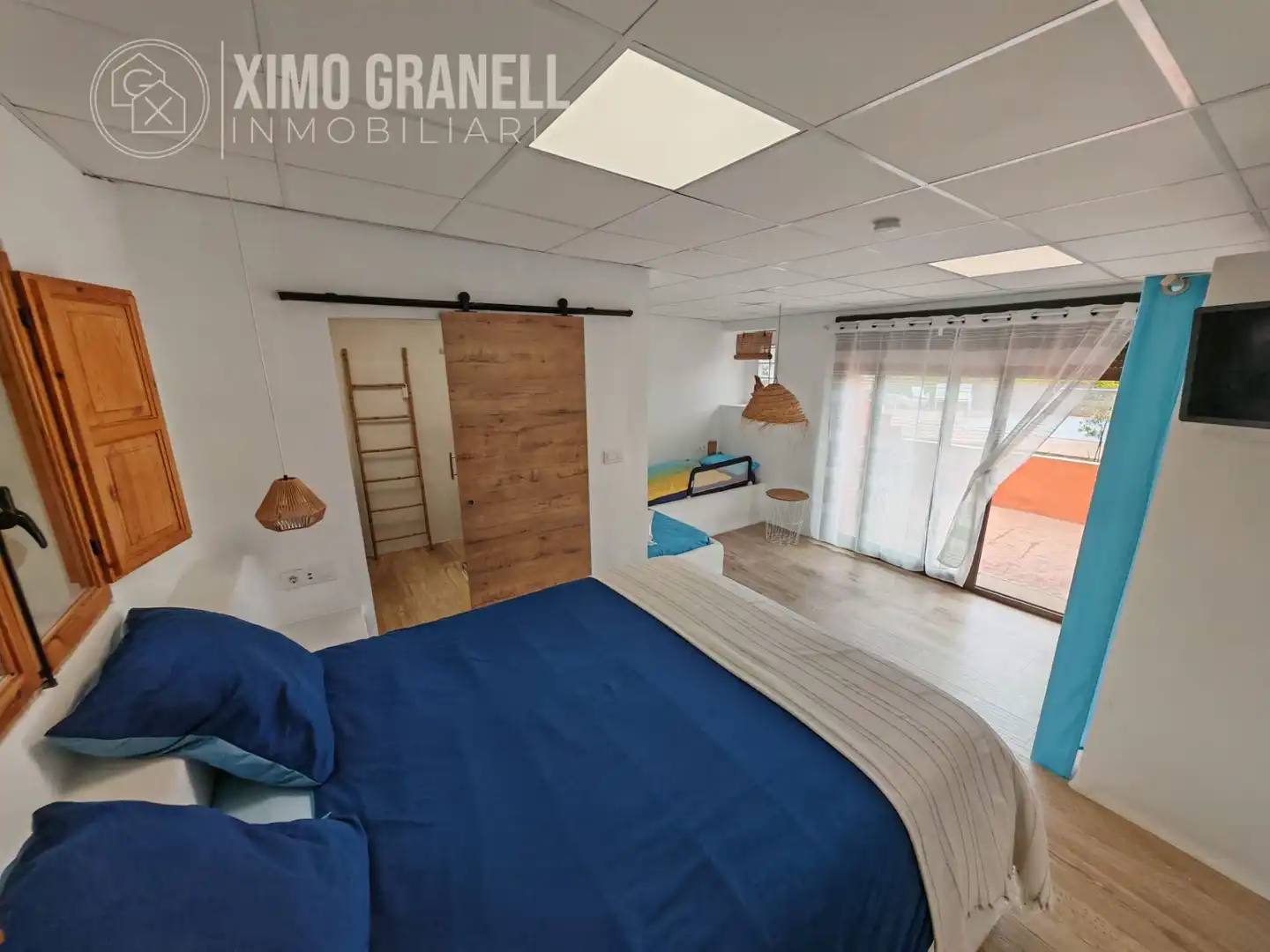 Schlafzimmer von Country house zum Verkauf in Sagunto / Sagunt mit Klimaanlage, Heizung und Privatgarten
