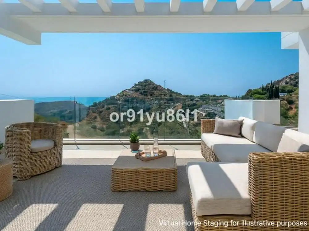Terraza de Apartamento en venta en Ojén con Aire acondicionado, Terraza y Piscina