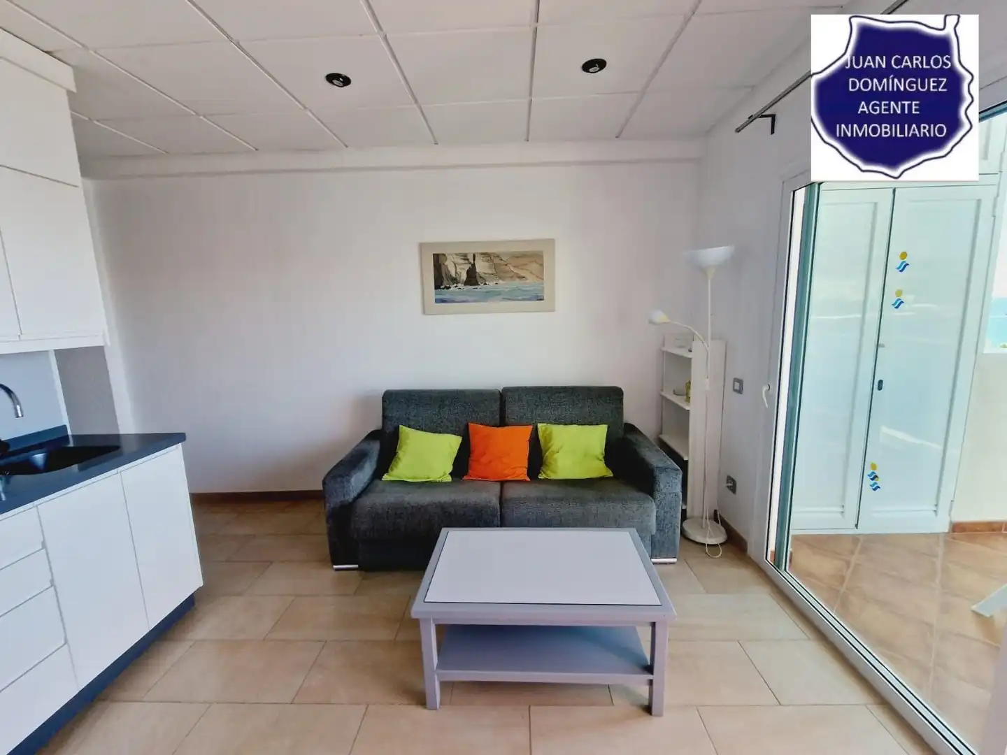 Living room of Apartments for rent in Mogán  with Terrace, Furnished and Community pool