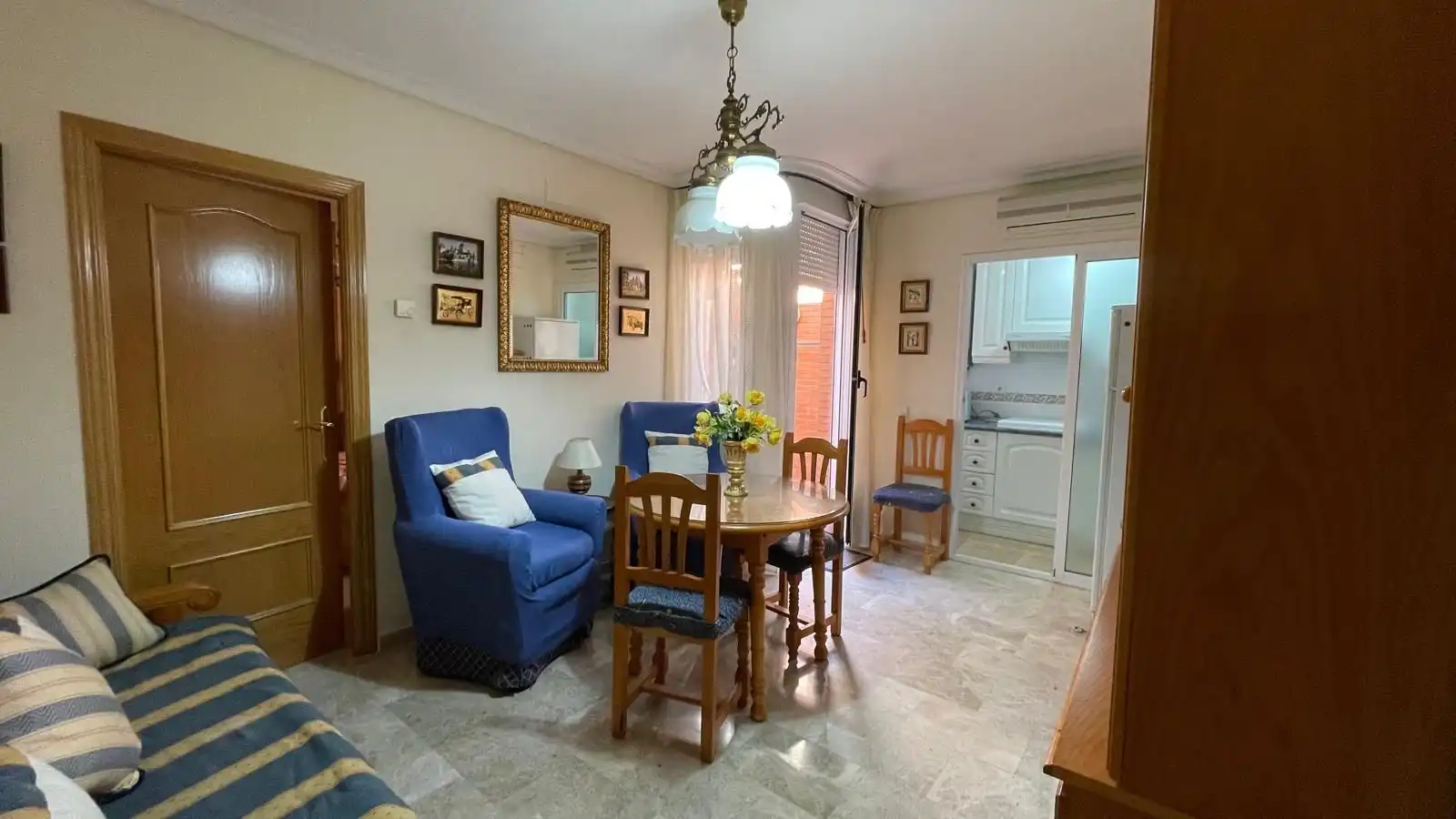 Dining room of Apartments for rent in Ciudad Real  with Air Conditioner, Heating and Furnished