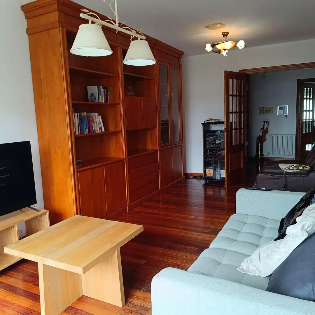 Living room of Flat for rent in Lugo  with Heating, Furnished and Balcony