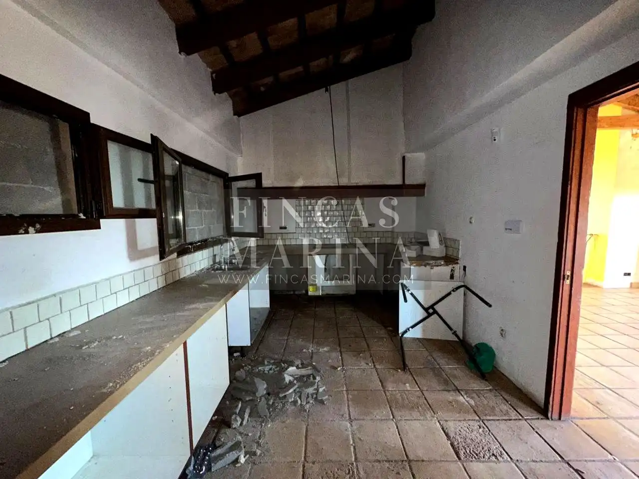 Cocina de Casa o chalet en venta en Olesa de Bonesvalls con Jardín privado