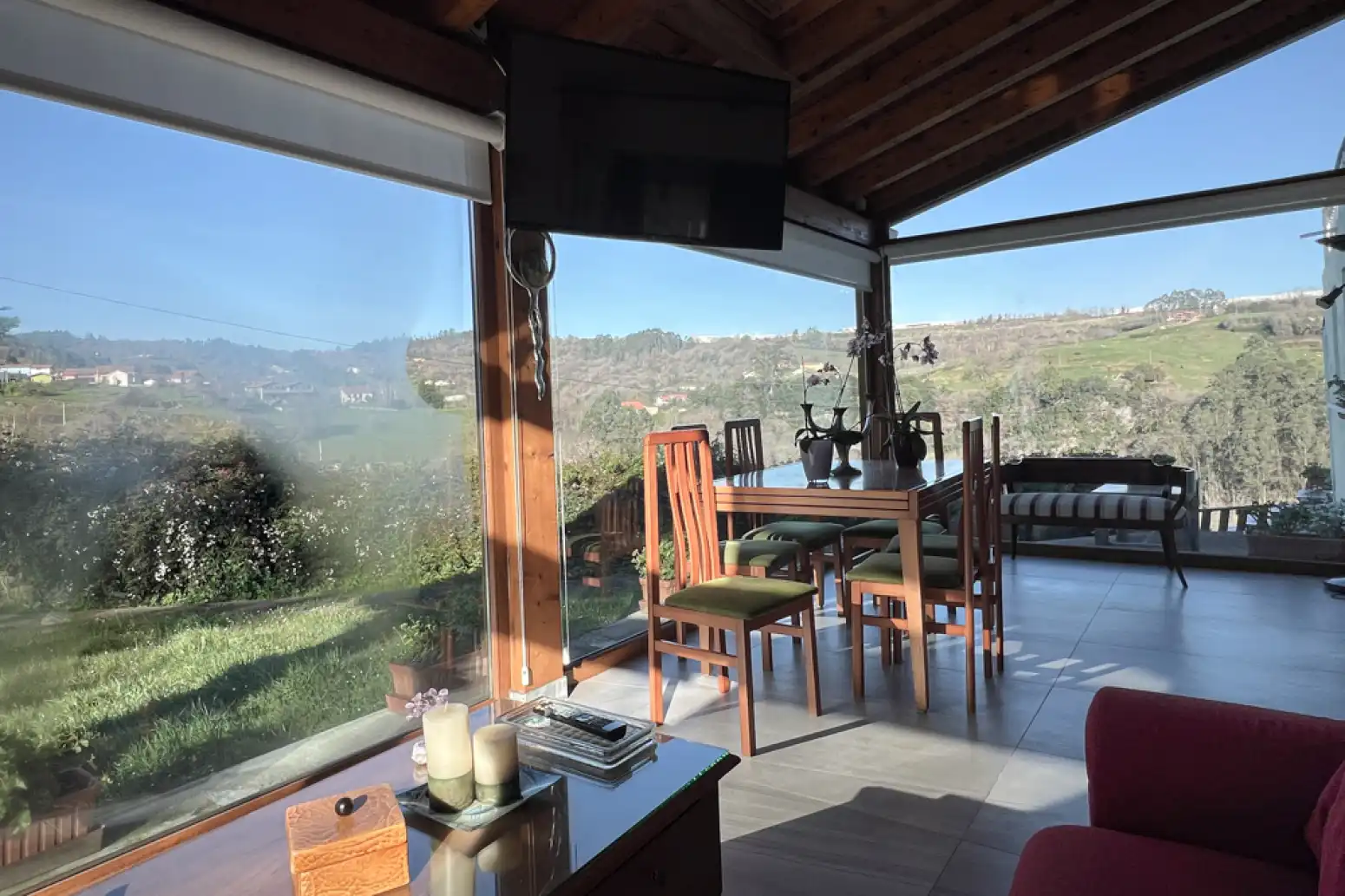 Dining room of Houses for sale in Cartes  with Heating, Parquet flooring and Terrace