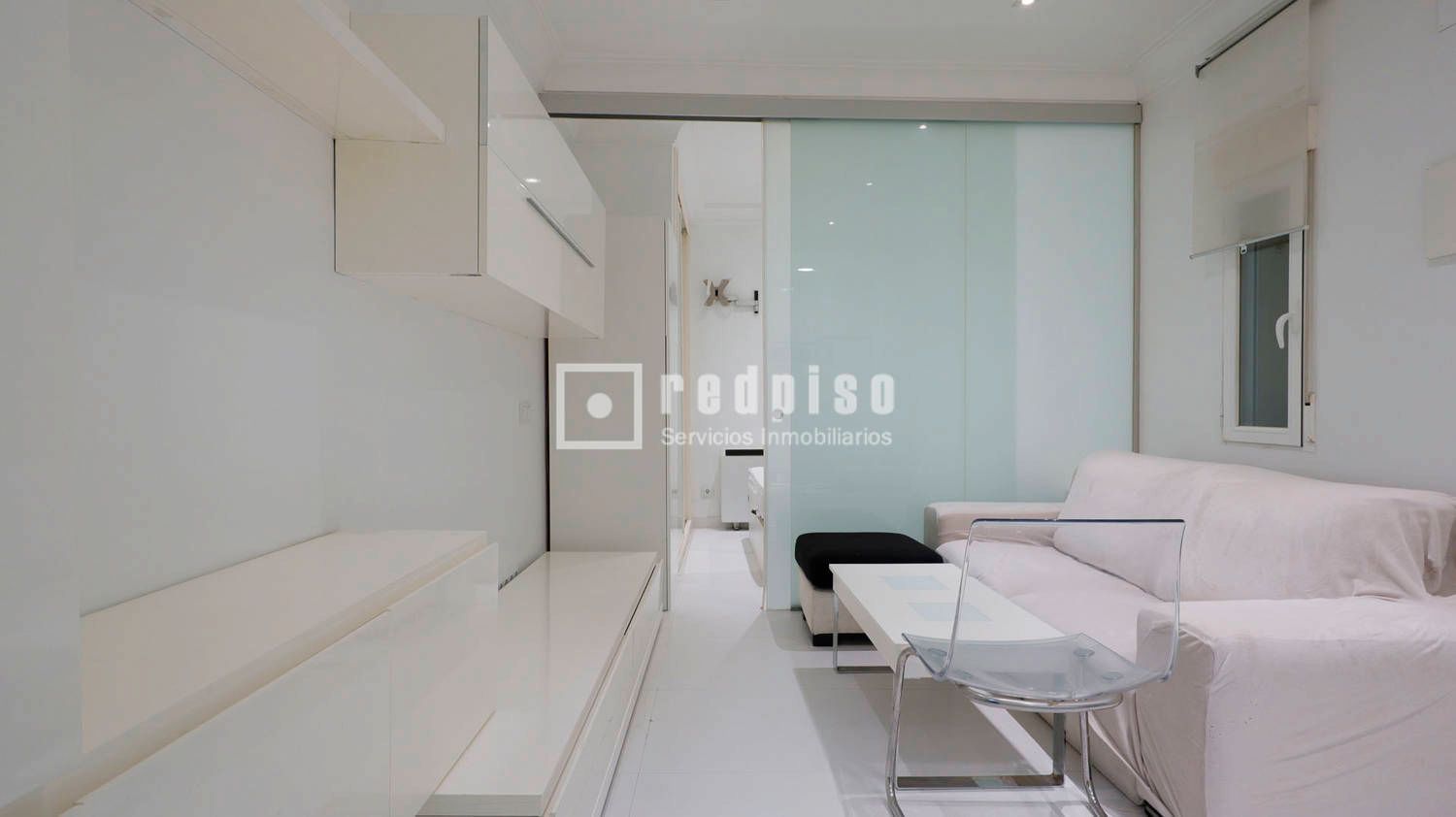 Bedroom of Apartments for sale in  Madrid Capital  with Heating, Terrace and Furnished