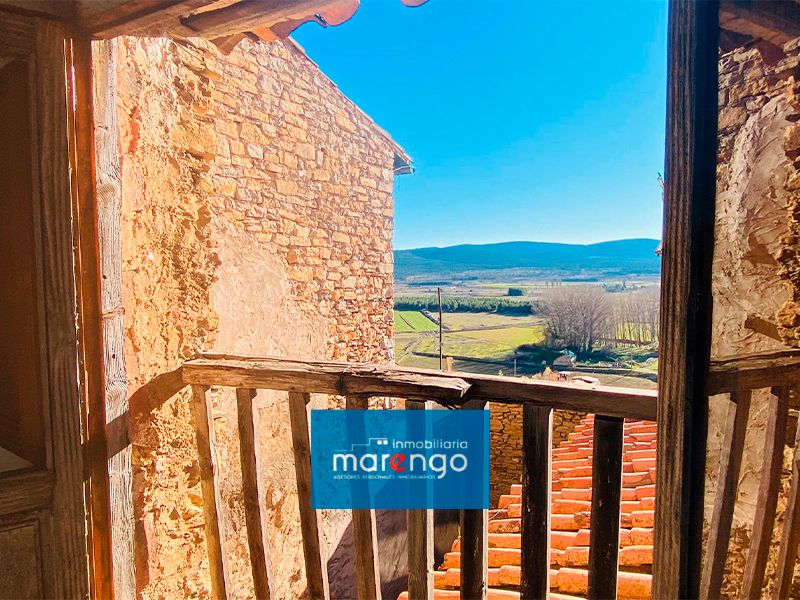 Exterior view of Single-family semi-detached for sale in Mosqueruela  with Terrace and Storage room