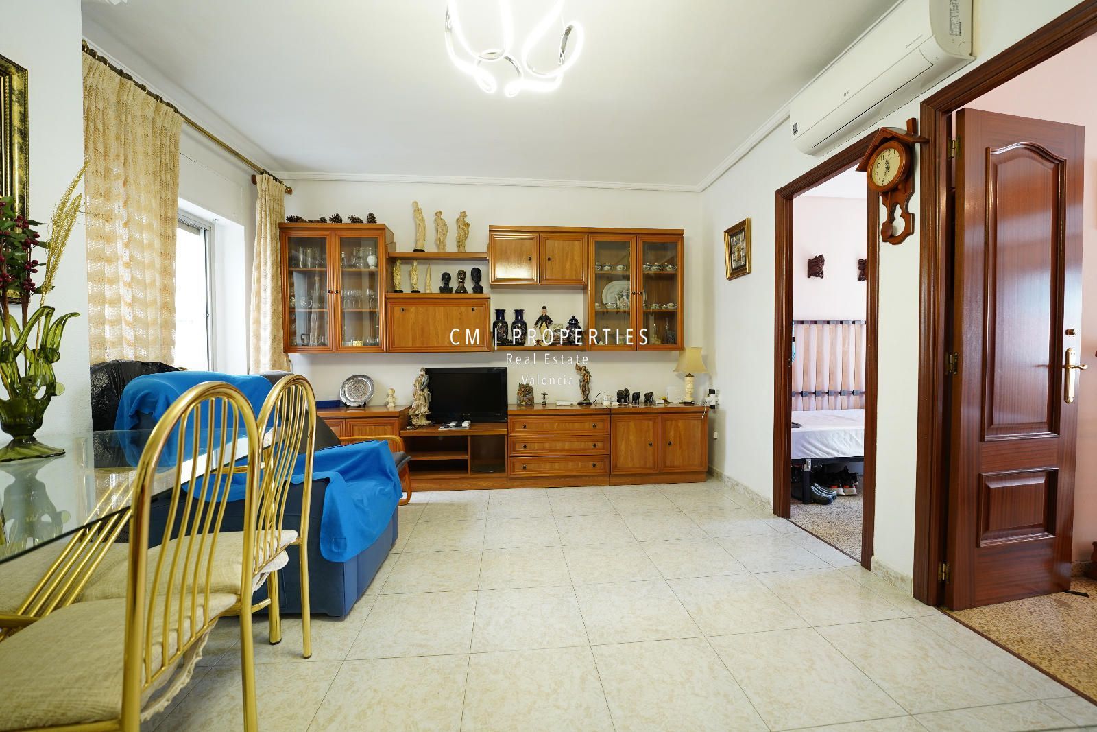 Living room of Flat for sale in  Valencia Capital  with Air Conditioner, Terrace and Storage room