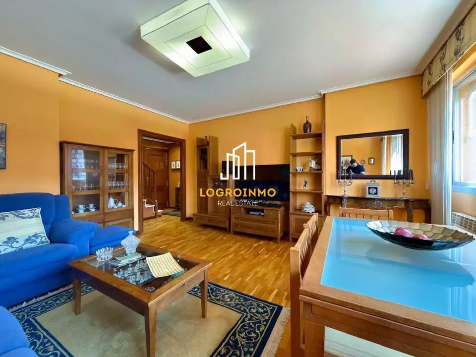 Living room of Flat for sale in  Logroño  with Heating, Storage room and Swimming Pool