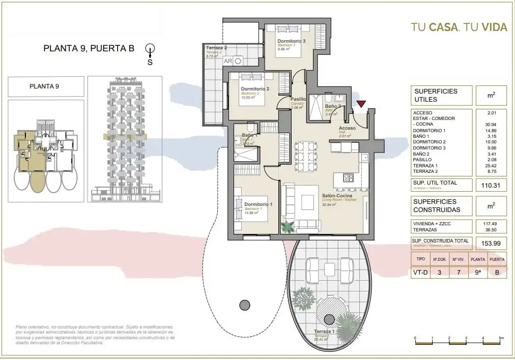 Apartamento con terraza en venta en Marisol Park - Ortembach - Los Almendros, imagen 34