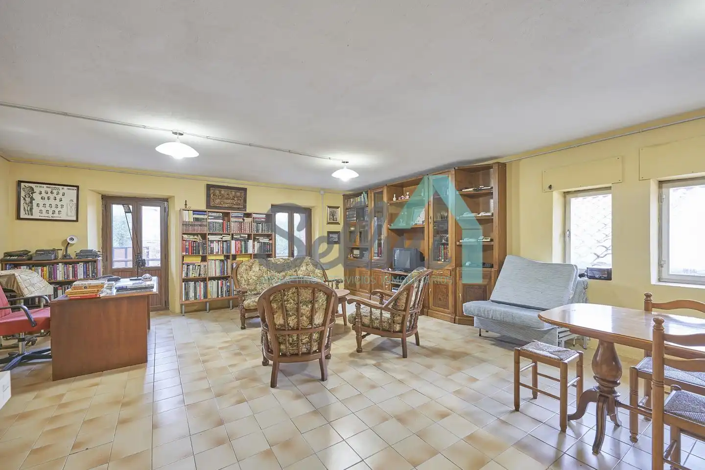 Living room of Houses for sale in Ribera de Arriba  with Heating, Private garden and Terrace