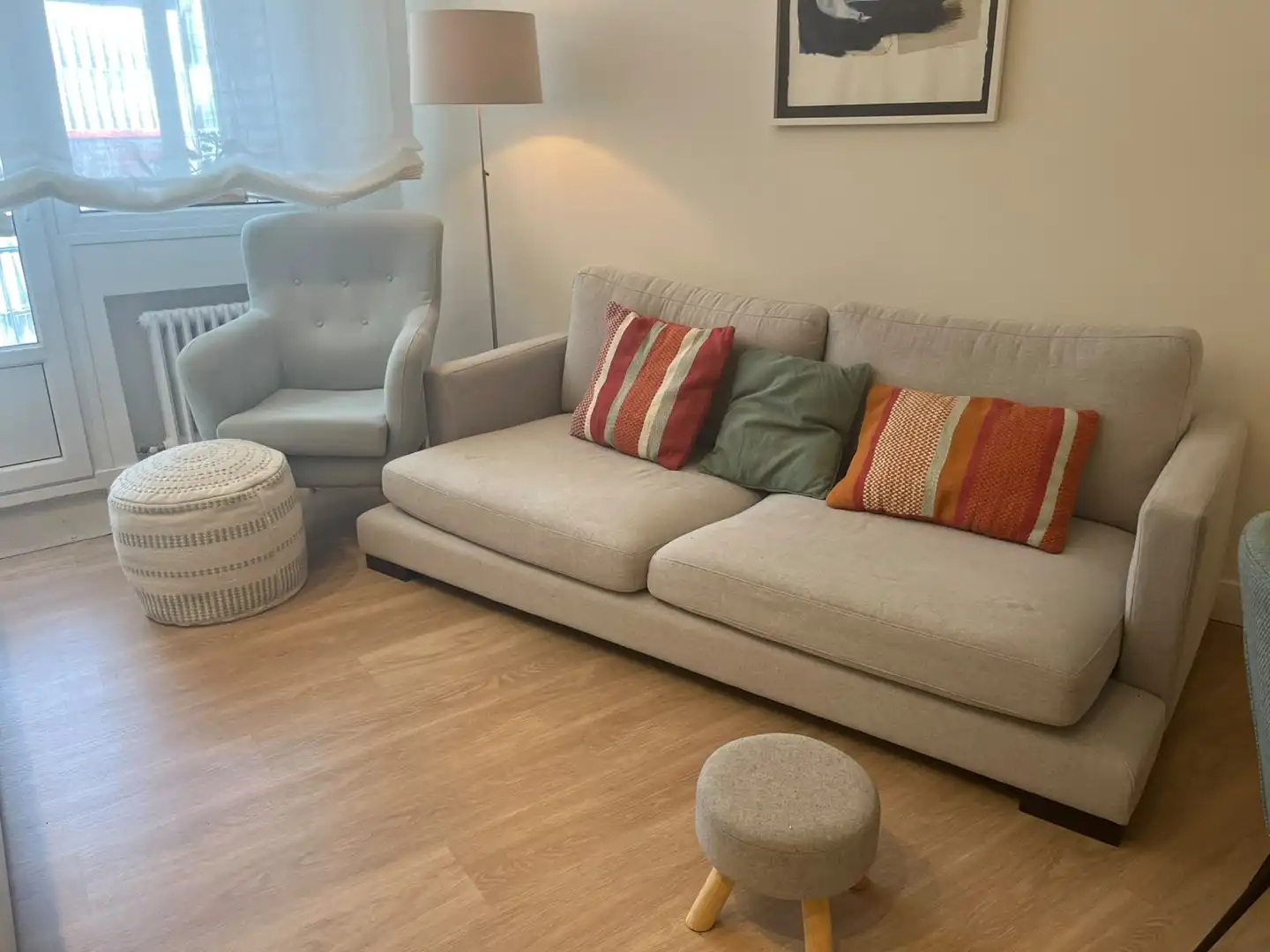 Living room of Flat for rent in Bilbao   with Heating and Balcony