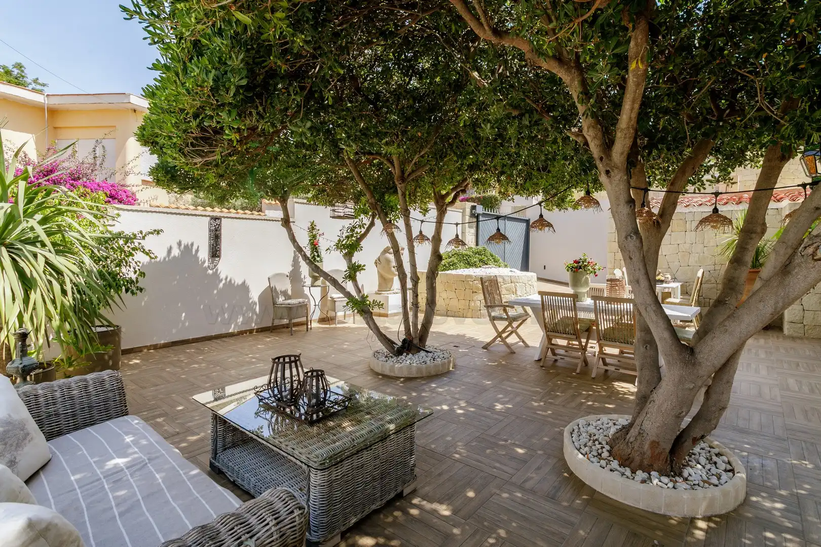 Terrassa de Casa o xalet en venda en El Campello amb Aire condicionat, Jardí privat i Terrassa