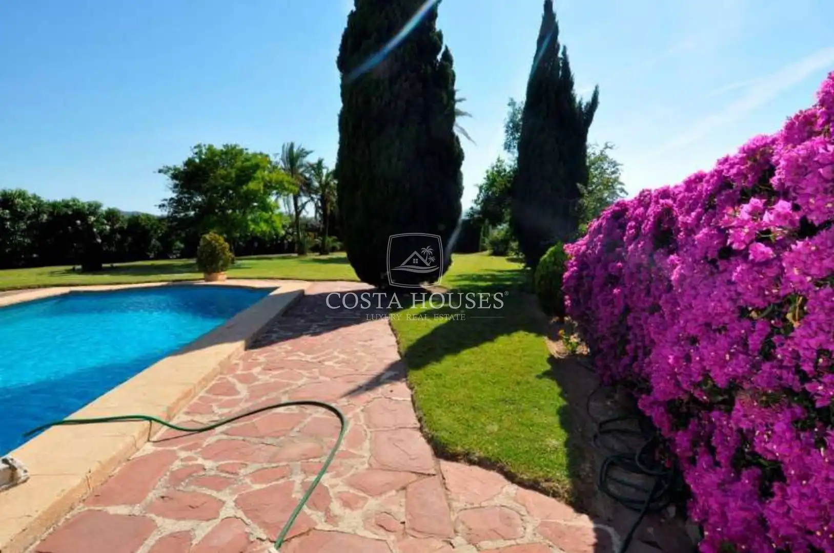 Jardí de Casa o xalet en venda en Dénia amb Calefacció, Jardí privat i Terrassa