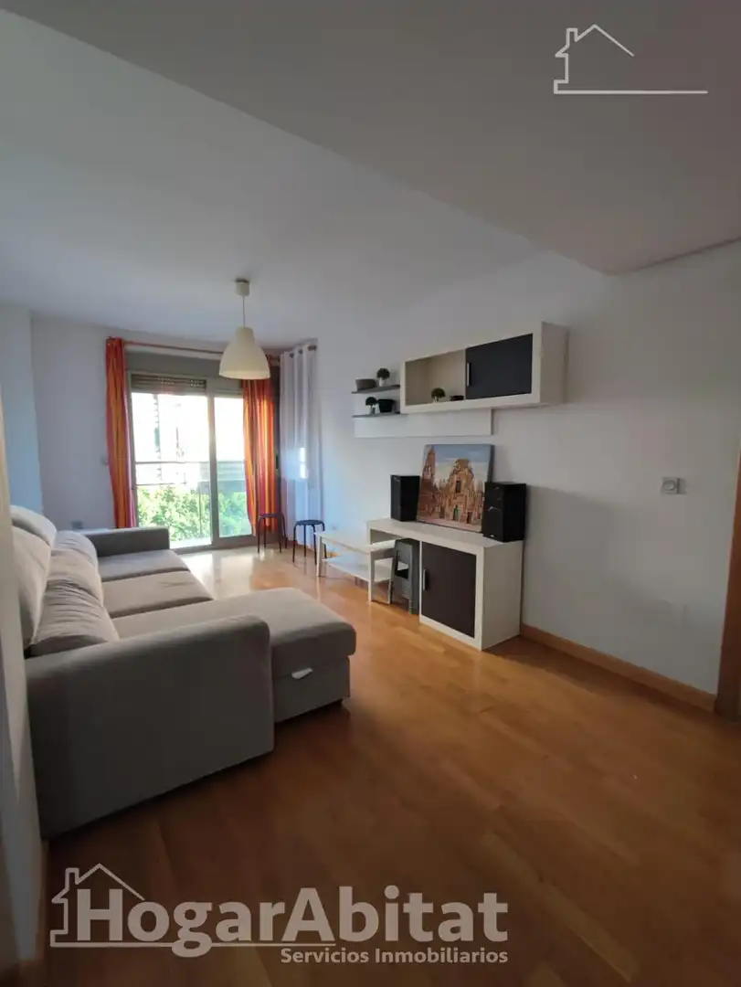 Sala de estar de Piso en venta en Murcia con Parquet y Balcón