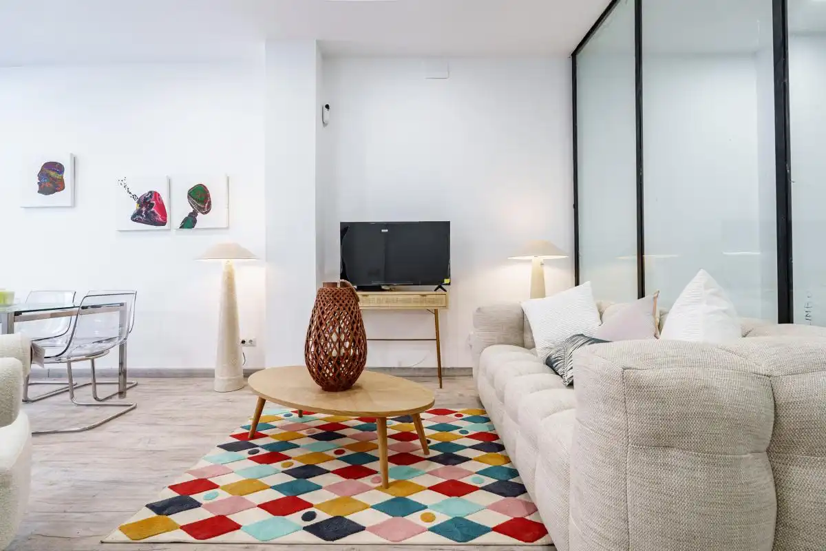 Sala d'estar de Loft en venda en Madrid amb Calefacció i Moblat
