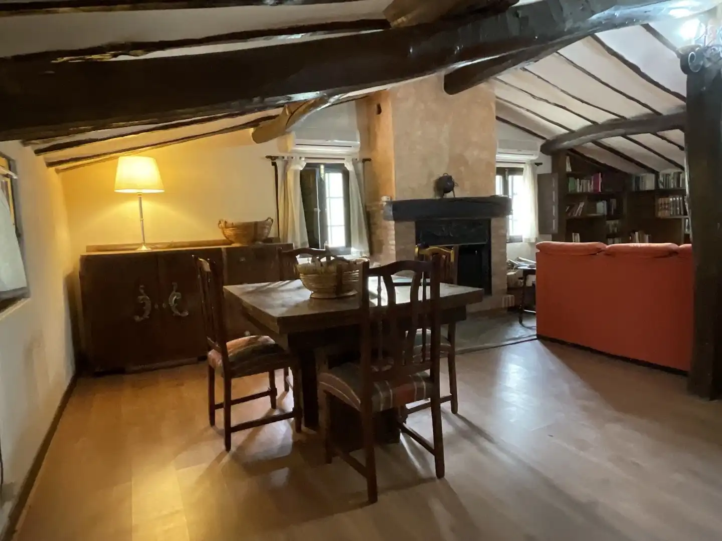 Dining room of Country homes for sale in Bobadilla  with Parquet flooring, Terrace and Storage room