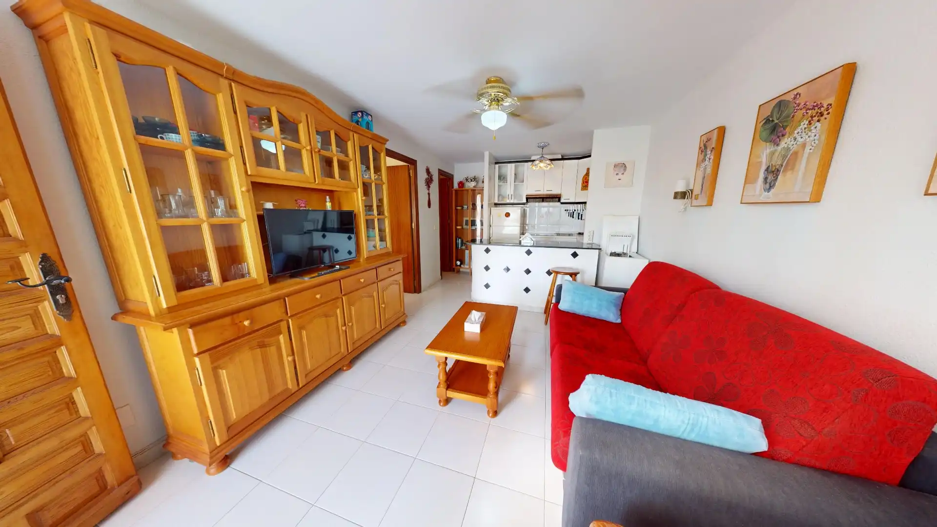 Sala d'estar de Casa o xalet en venda en San Javier amb Jardí privat, Terrassa i Traster