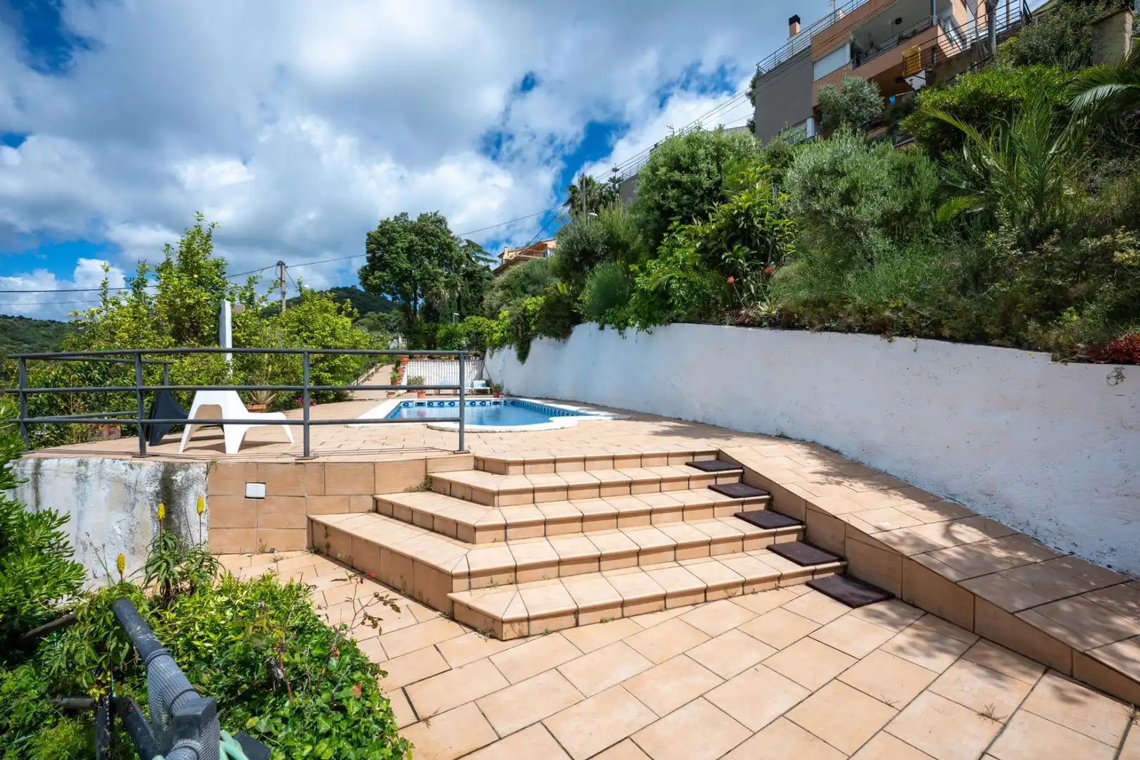 Piscina de Casa o xalet en venda en Santa Susanna amb Calefacció, Jardí privat i Terrassa